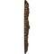 Ekena Millwork Marseille Ceiling Medallion (Fits Canopies up to 7 3/8"), Hnd-Painted Root Beer Crackle, 21"OD x 2"P CM21MARBC - alternate 2